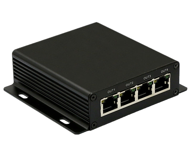 PoE エクステンダー　4個 Amazon.com: Gigabit POE Extender, 4 Channel PoE Repeater, RJ45 4