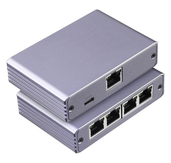 2.5G Ethernet Splitter 2.5 Gigabit Ethernet Splitter Switch Hub 1 input 4 output GSP2514