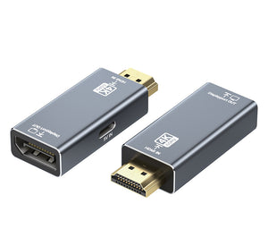 4K@60Hz HDMI to DisplayPort Adapter HDMI 2.0 to DP 1.4 Male to Female Converter HD2DP46