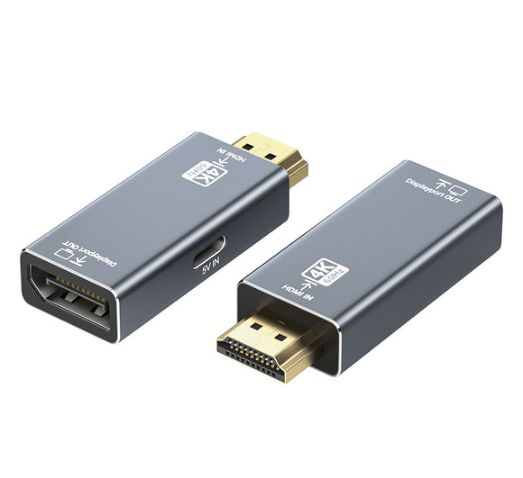 4K@60Hz HDMI to DisplayPort Adapter HDMI 2.0 to DP 1.4 Male to Female Converter HD2DP46