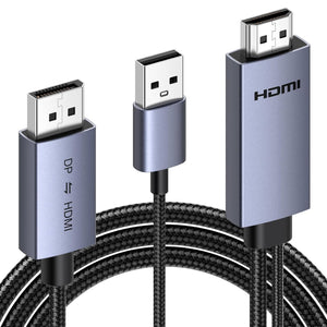 4K@60Hz Bidirectional HDMI to Displayport Cable HDMI to DP/ DP to HDMI HD2DP46B-200