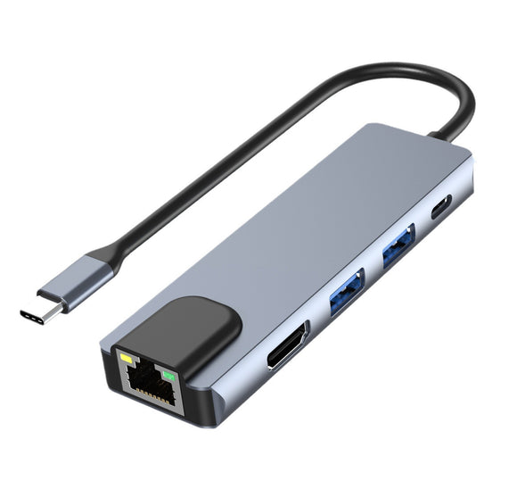 USB C Multiport Adapter 5-in-1 Type-C Hub Adapter with 4K HDMI/ PD 100W UCHD511