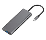 USB-C 9-in-1 Docking Station USB Type-C Multiport Hub Adapter HDMI 4K/ Gigabit RJ45 UCHD911