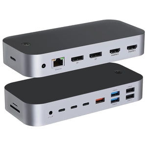 Mac MST Docking Station Dual 4K Display USB C 16-in-1 Docking Station UCDK4216M