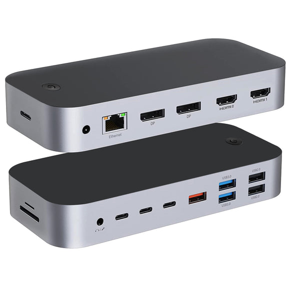 Mac MST Docking Station Dual 4K Display USB C 16-in-1 Docking Station UCDK4216M