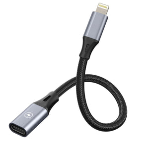 Lightning to USB-C Cable Adapter USB C to Lightning Adapter for iPhone/ iPad LTG2UC