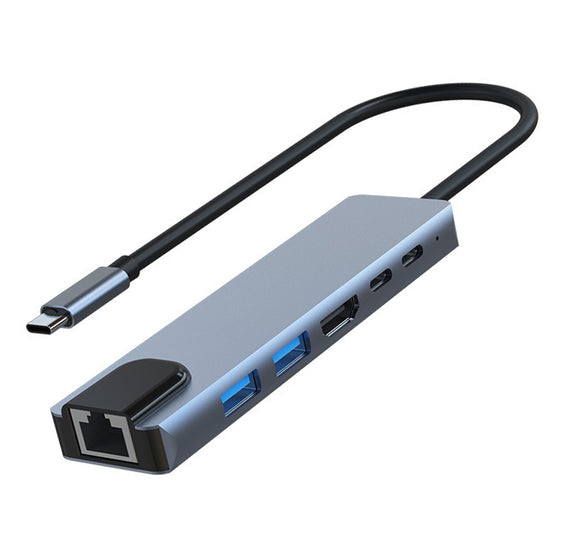 USB C Multiport Adapter 6-in-1 Type-C Hub Adapter with 4K HDMI/ PD 100W UCHD611