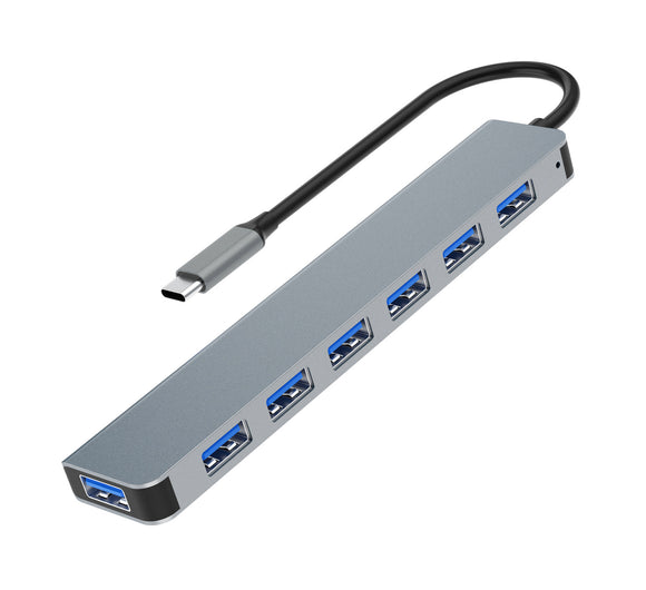 USB C Hub USB 3.1 Type-C to 7-Port USB 3.0 5Gbps Data Hub UCH371