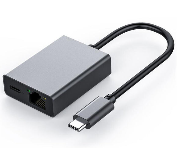 USB-C to 2.5 Gigabit Network Adapter 2500Mbps with PD 100W Charging UCG25-PD