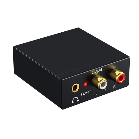 192kHz DAC Converter Digital Optical Toslink to Analog Audio Converter DAC01