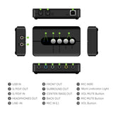 USB External 7.1 Surround Audio Adapter 7.1 Channel Sound Card USC710
