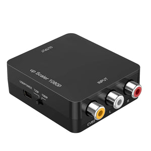 RCA to HDMI Adapter AV to HDMI 1080P Video Audio Converter AV2HD
