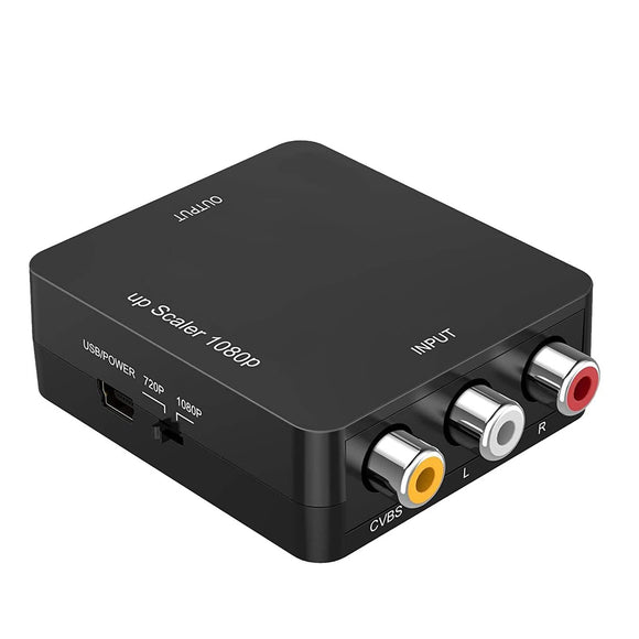 RCA to HDMI Adapter AV to HDMI 1080P Video Audio Converter AV2HD